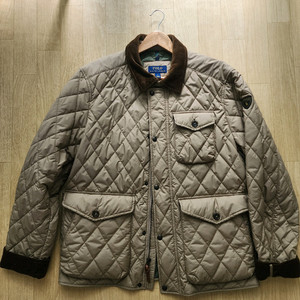 폴로 코로듀이 카키 퀄팅 자켓 팝니다