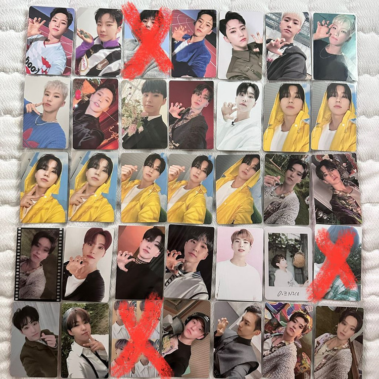 세븐틴 포카 대량 양도 이미지