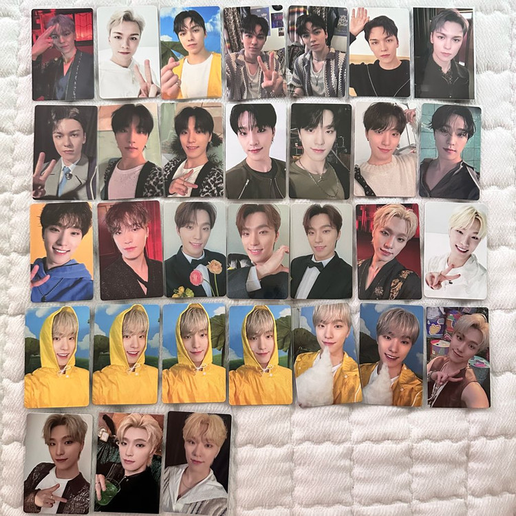 세븐틴 포카 대량 양도 이미지
