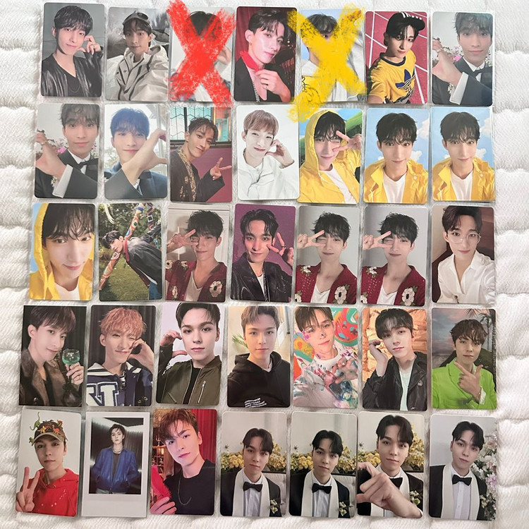 세븐틴 포카 대량 양도 이미지