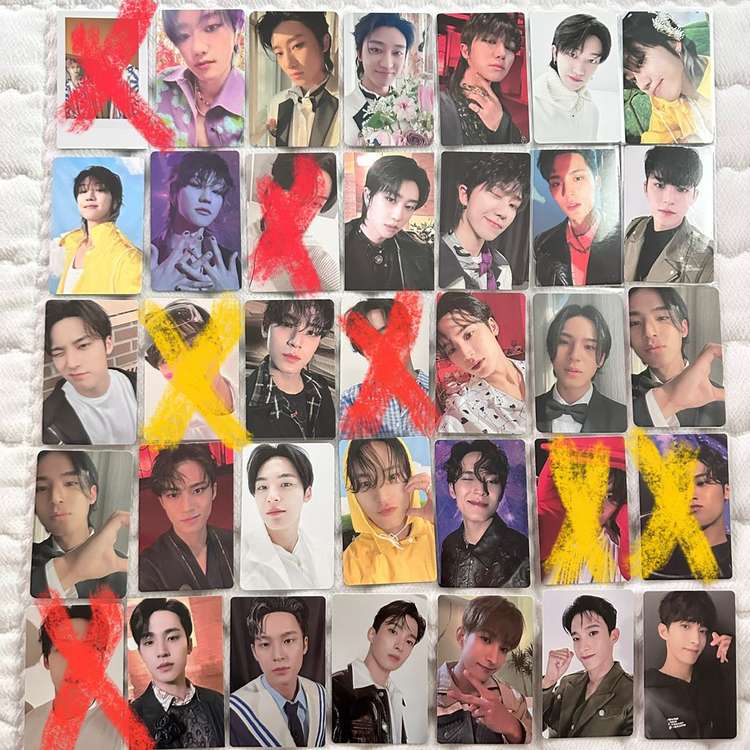 세븐틴 포카 대량 양도 이미지