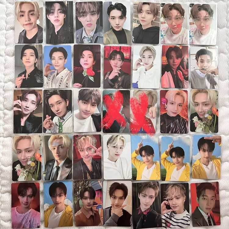 세븐틴 포카 대량 양도 이미지