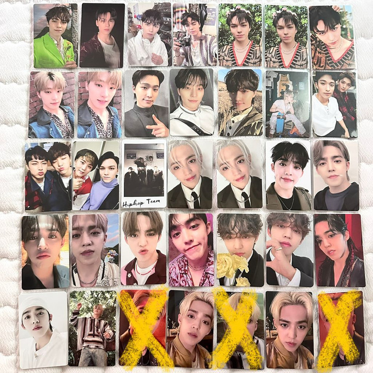 세븐틴 포카 대량 양도 이미지