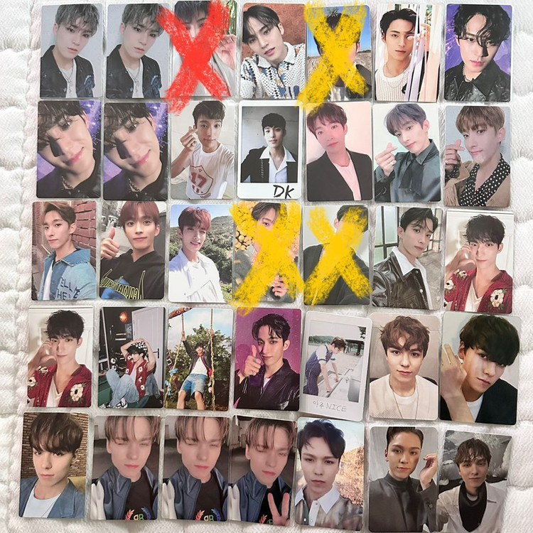 세븐틴 포카 대량 양도 이미지