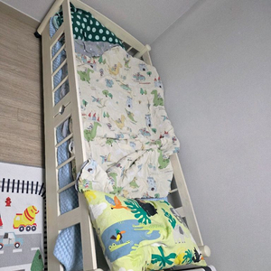 어린이 슬라이딩2층 침대