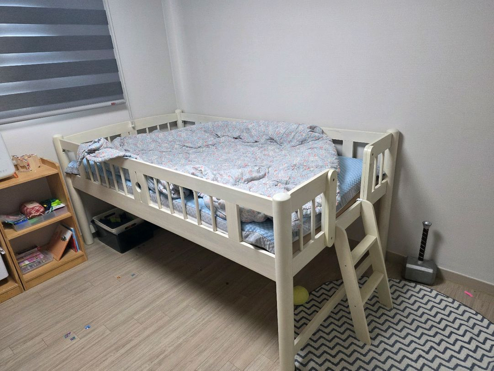어린이 슬라이딩2층 침대 이미지