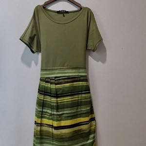 막스마라(MaxMara) 배색 니트 원피스 L