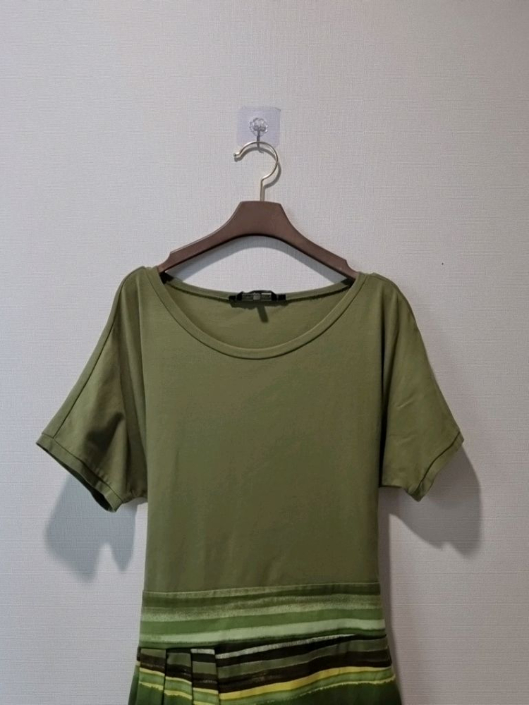 막스마라(MaxMara) 배색 니트 원피스 L--1