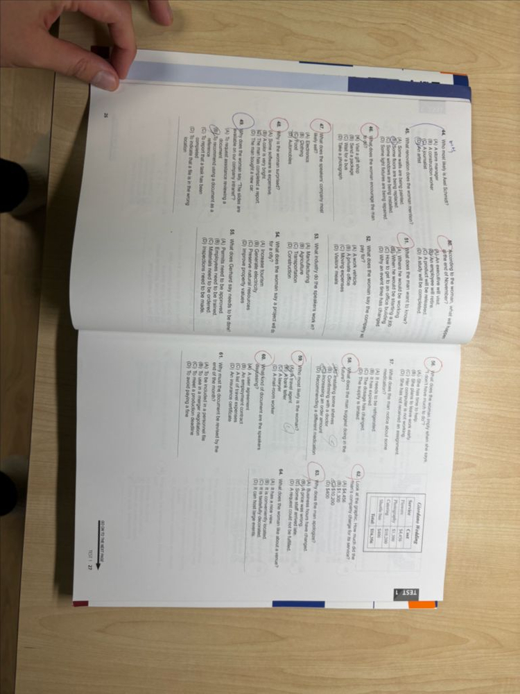 토익 정기시험 기출문제집 3권 LC 1회차만 품 택포 8000원--6