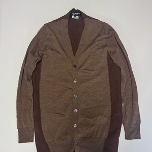 정품!! 여성 준야 와타나베 꼼데가르송 배색 가디건 S