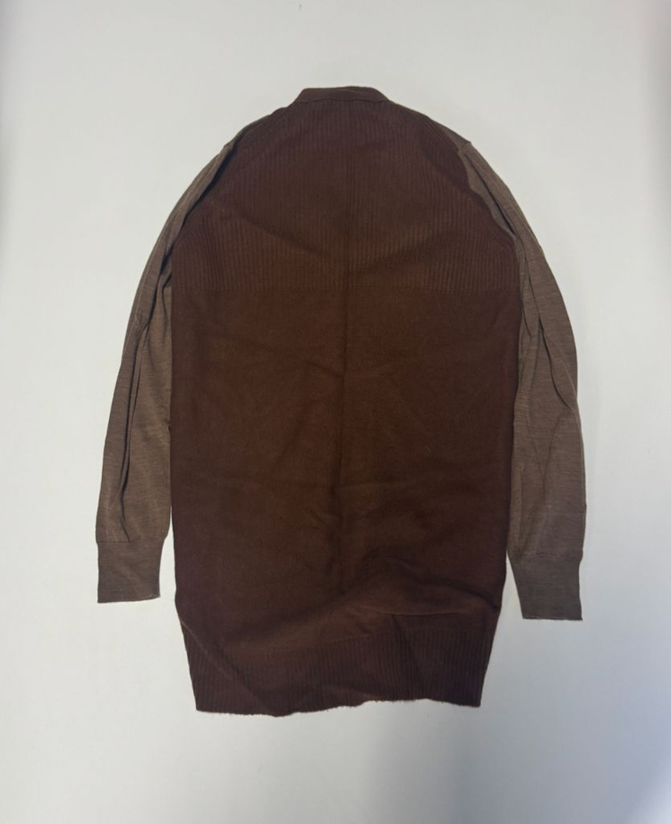 정품!! 여성 준야 와타나베 꼼데가르송 배색 가디건 S--1