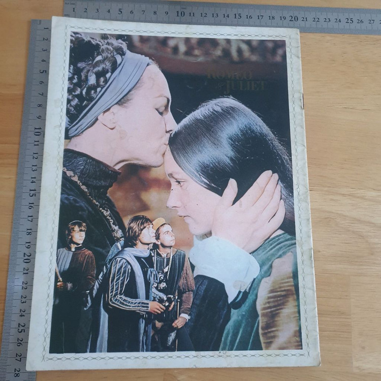 영화 로미오와줄리엣 일본영화팜플렛 올리비아핫세 레너드와이팅 고전영화 빈티지소품 레트로소품 이미지