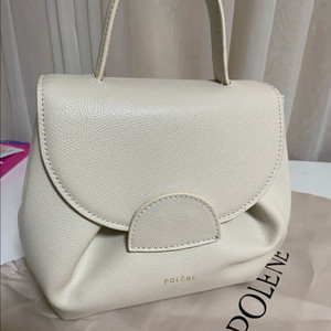 단순개봉/ 폴렌느 백 가방 만두 화이트 미니 핸드백 누메로 소가죽