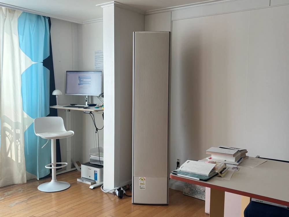 삼성 비스포크 무풍 갤러리 2in1 에어컨 (24년형/특A급) 팝니다. (스탠드 사용 10회 미만) 이미지