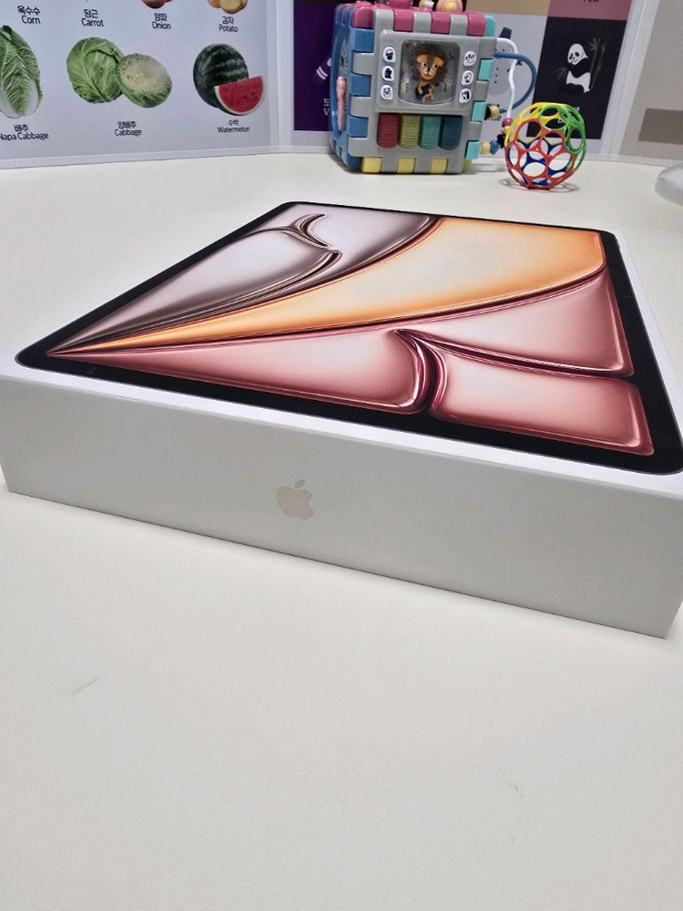 아이패드 에어13 m3 256gb wifi 스타라이트 미개봉--4