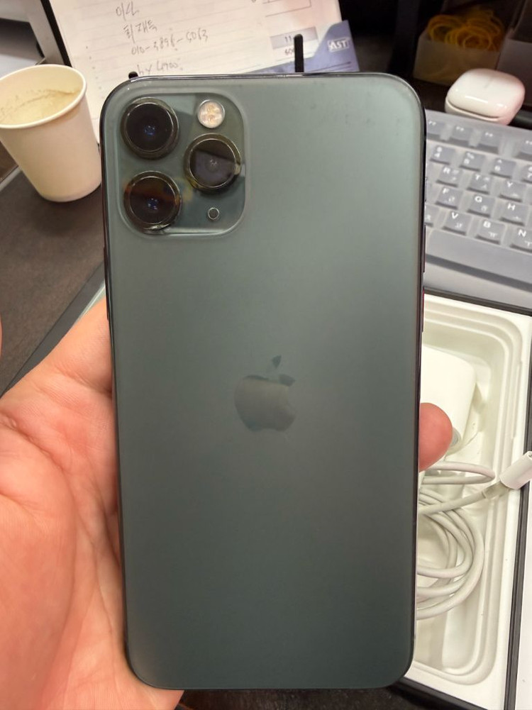 아이폰 11 Pro 미드나잇 그린 256--16