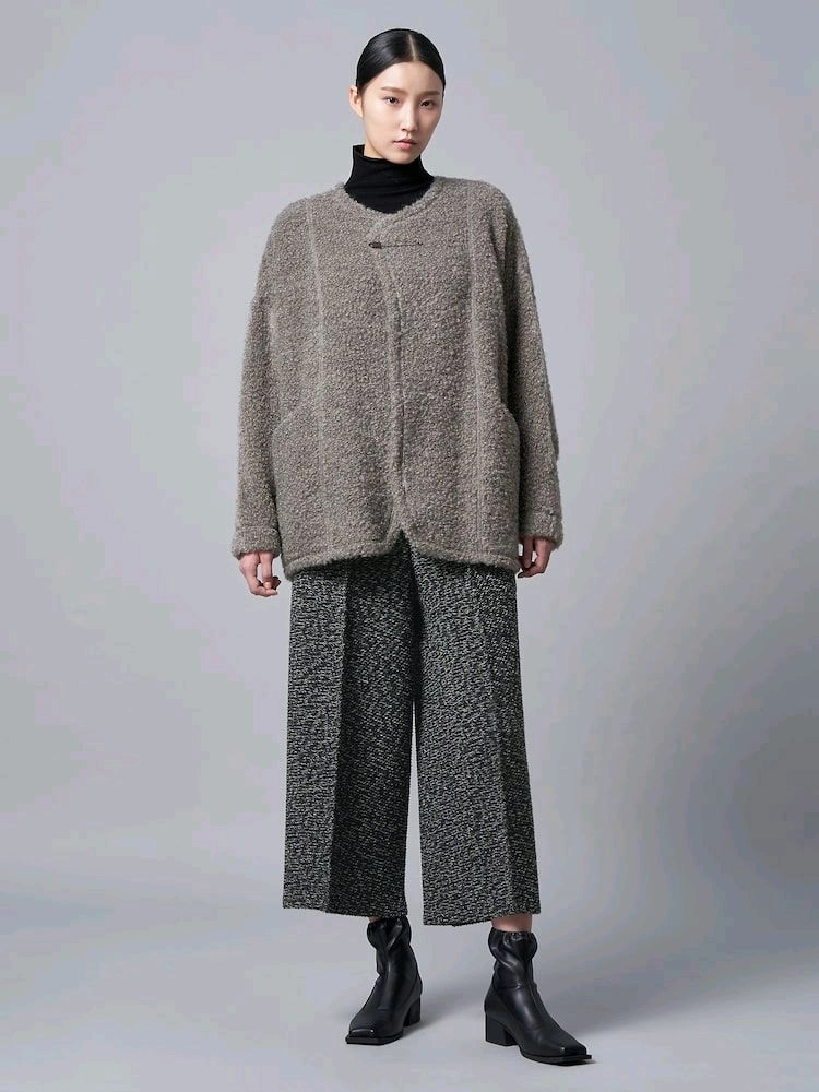 이세이미야케 로울 루프 얀 코트(뽀글이 코트)~ 이미지
