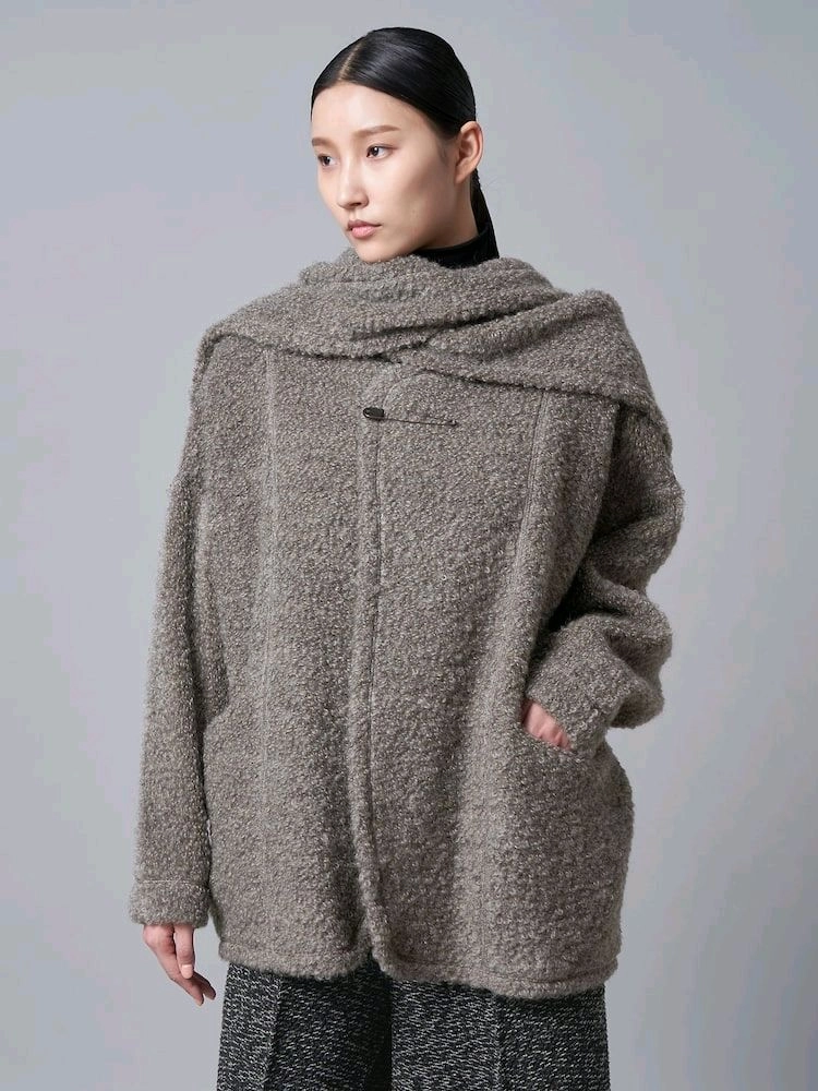 이세이미야케 로울 루프 얀 코트(뽀글이 코트)~ 이미지