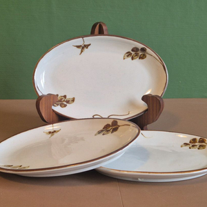 빈티지.스톤웨어 타원접시 3장 가격