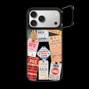 케이스티파이 z플립3 Airtags 임팩트 힌지 케이스 매트 블랙