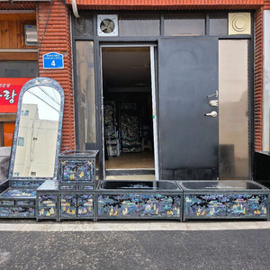 나전칠기 자개문갑2.애기장2.화장대1 이미지