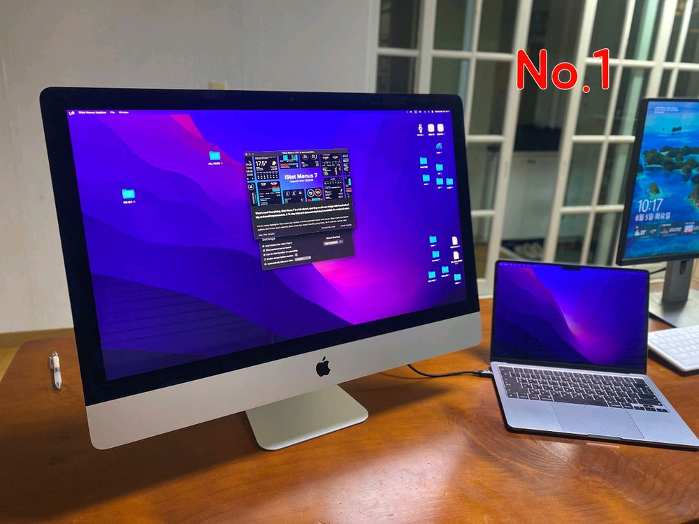 아이맥개조 5K 모니터(맥스튜디오 맥미니 맥북프로 윈)--0