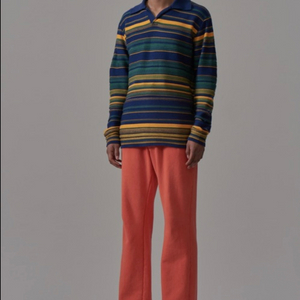 BED JW FORD 베드포드 멀티컬러 단가라 Rigger니트