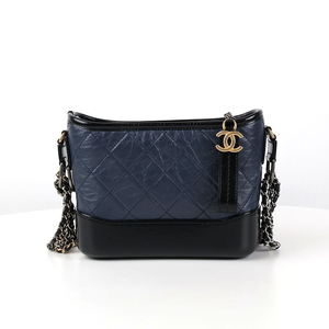[중고명품다올] 샤넬 가브리엘 호보 체인 숄더백 스몰 네이비 29번대 A91810