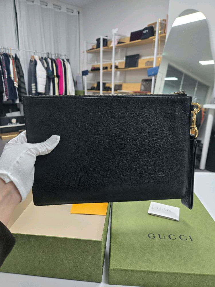 [A급컨디션] 구찌 마몬트 클러치백--1