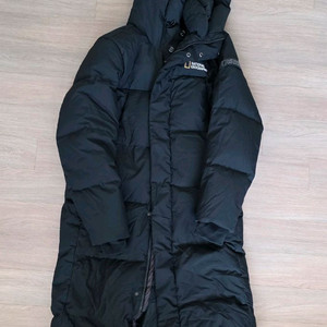 내셔널지오그래픽 구스다운 롱패딩 블랙 xs 이미지