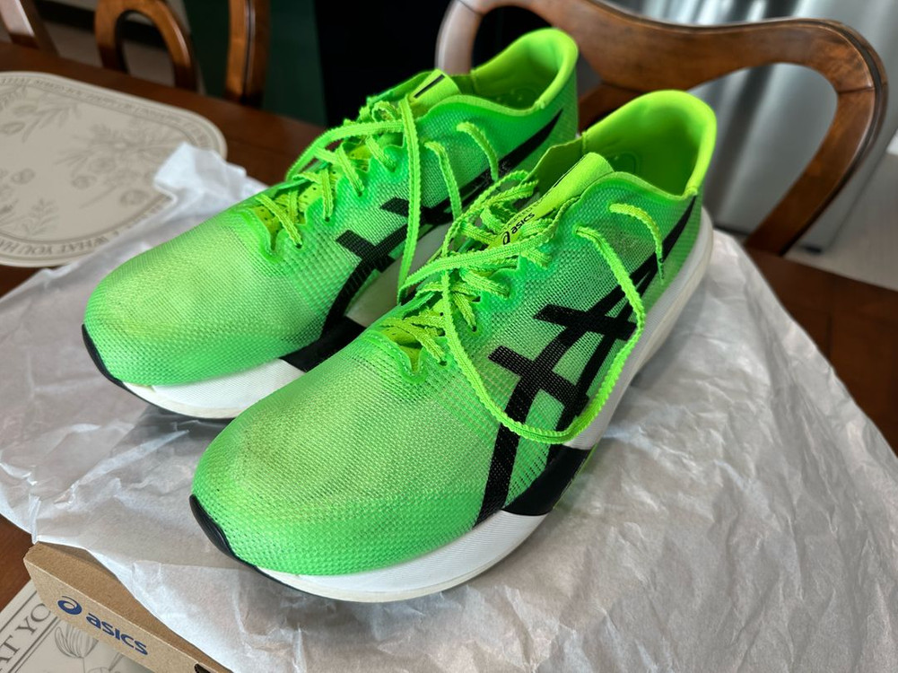 아식스 메타스피드 엣지 도쿄 러닝화 그린--1