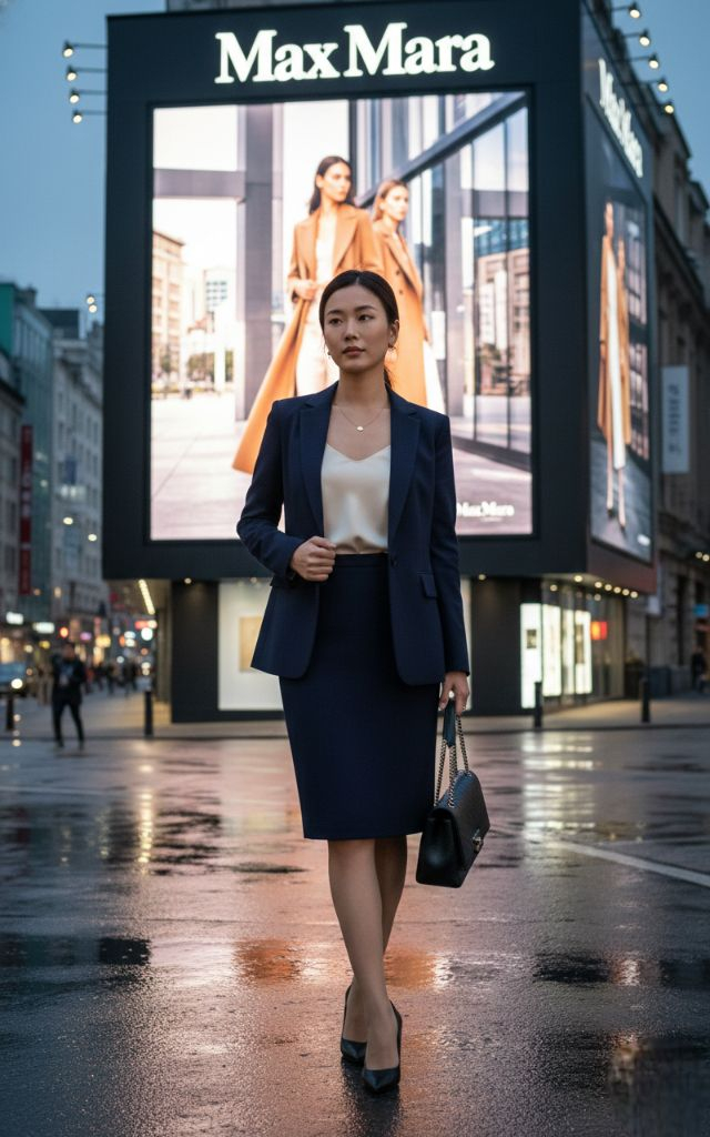 허리28.막스마라 네오플렌 스커트--1