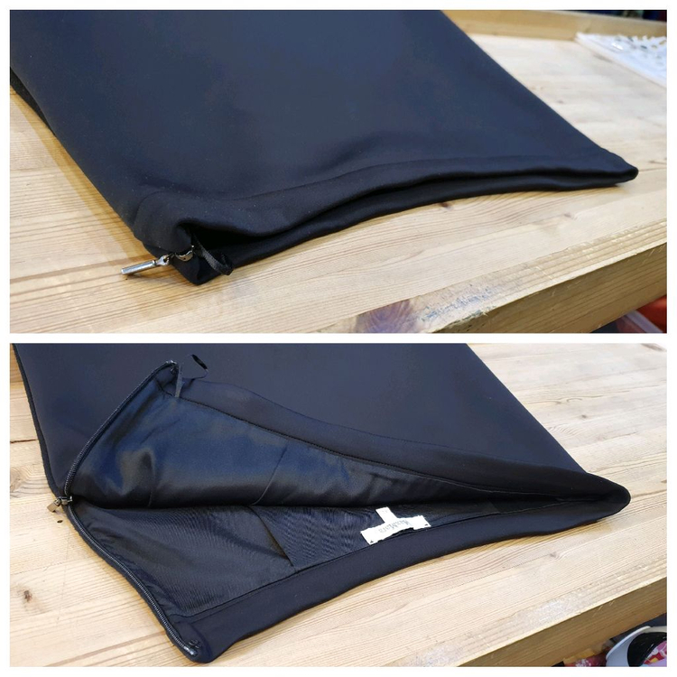 허리28.막스마라 네오플렌 스커트--5