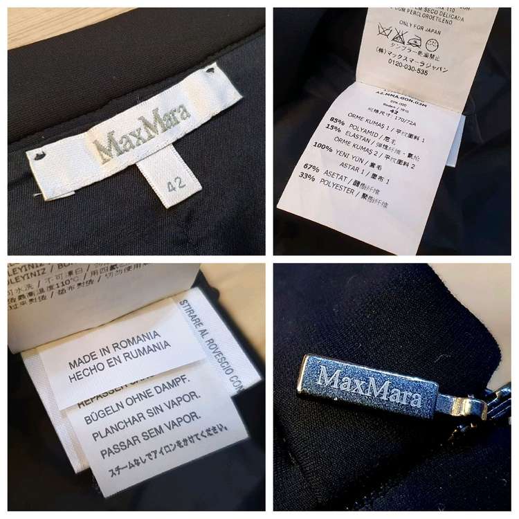 허리28.막스마라 네오플렌 스커트--7