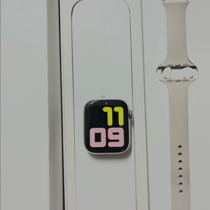 애플워치8스테인리스 45mm 실버 SSS급