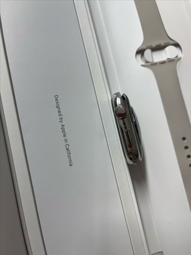 애플워치8스테인리스 45mm 실버 SSS급--2