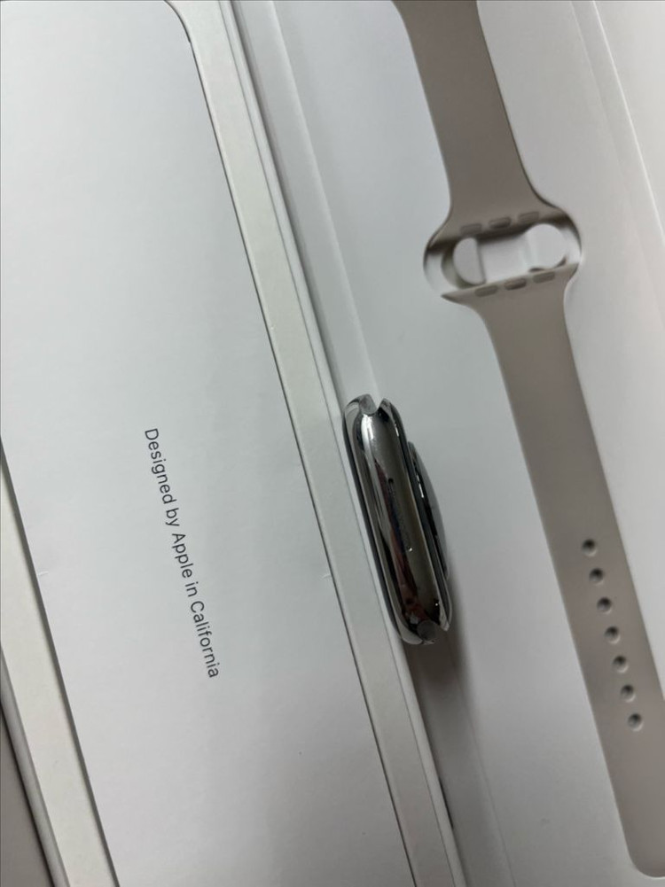 애플워치8스테인리스 45mm 실버 SSS급--4