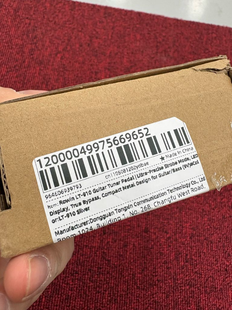 로윈 튜너 페달 이펙 기타--9