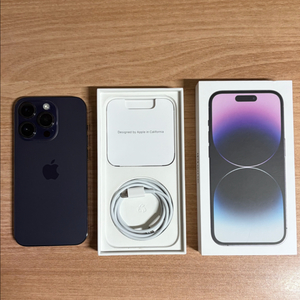 아이폰 14 Pro 128g 딥퍼플 + 풀박스
