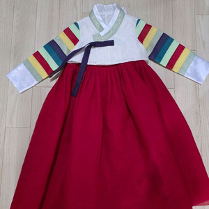 여아 한복 5호 6호 (치마1 + 저고리2 + 속치마)