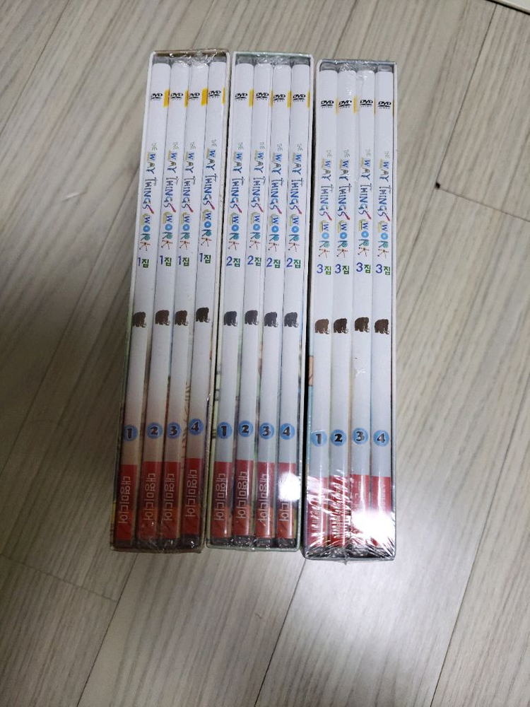 the way things work dvd 1,2,3 집 미개봉--2