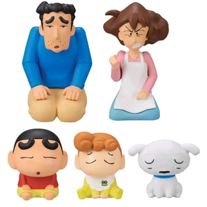 짱구는 못말려 반성중이라구우~ 정품 피규어 미개봉 5종 세트로 일괄 판매합니다.