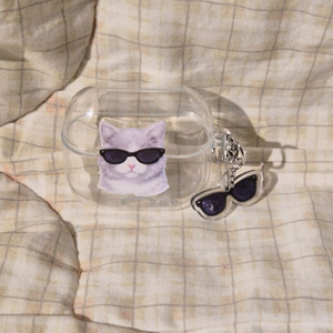 선글라스 쓴 힙한 냥이 버즈3/3프로 케이스