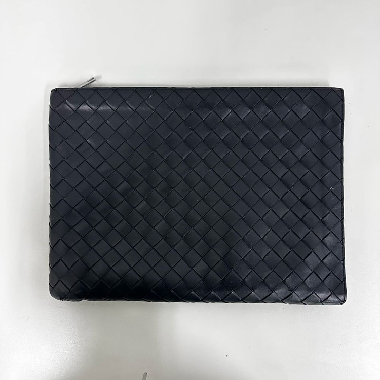 보테가베네타 인트레치아토 클러치백 블랙--1