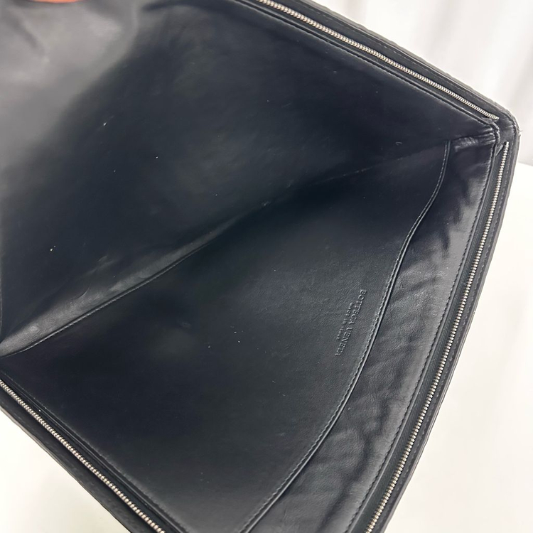 보테가베네타 인트레치아토 클러치백 블랙--6