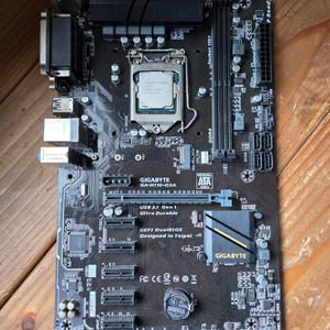 h110 d3a 채굴용 메인보드+ cpu