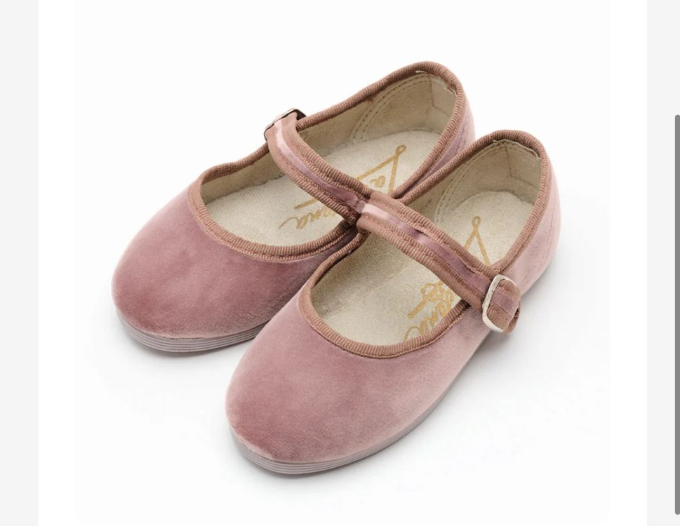 라카데나 벨벳 모브 핑크 메리제인 185사이즈 이미지