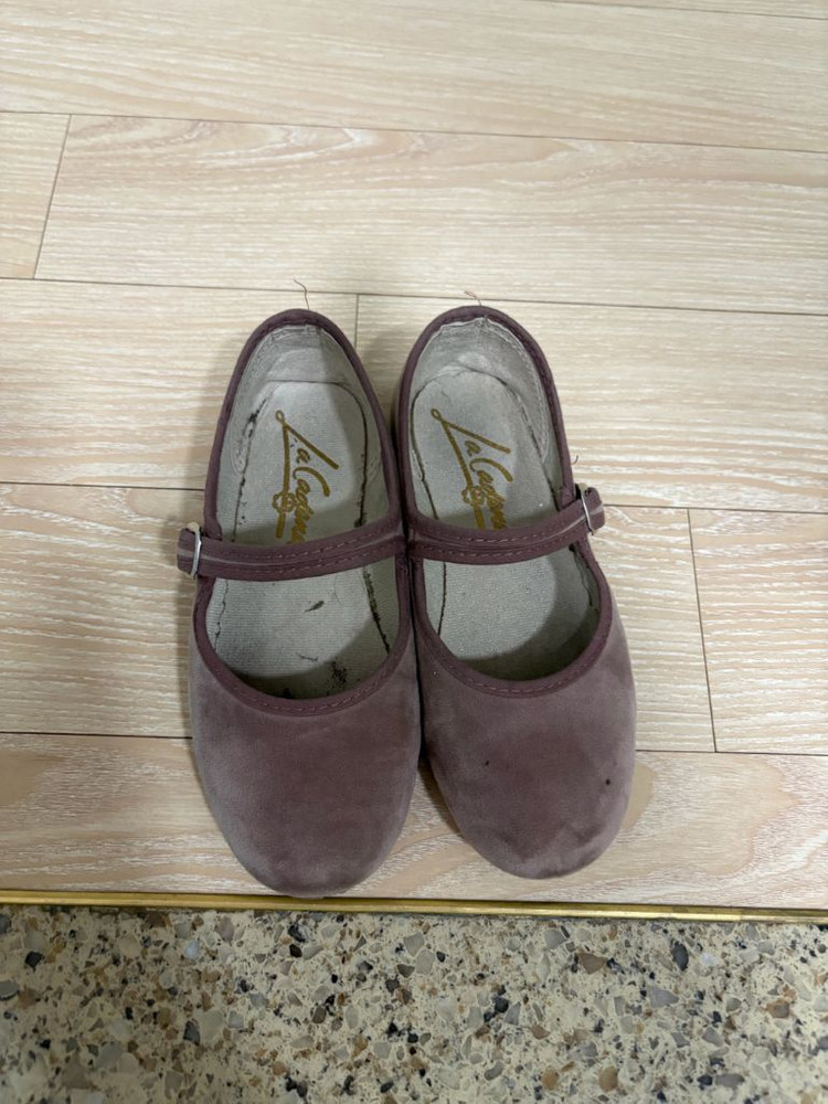 라카데나 벨벳 모브 핑크 메리제인 185사이즈 이미지