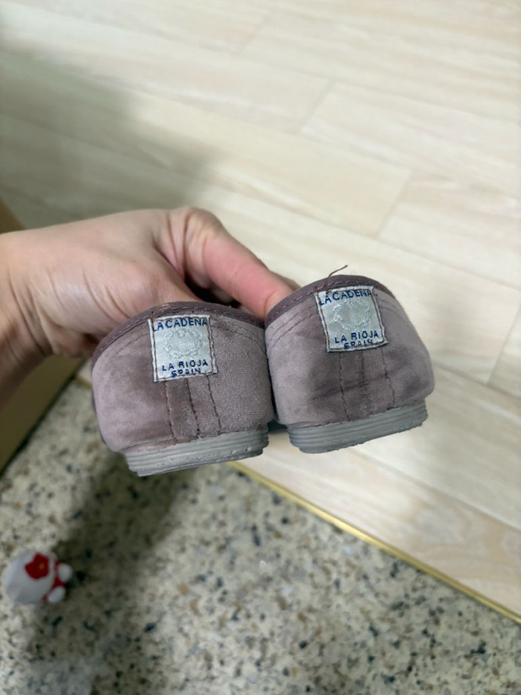 라카데나 벨벳 모브 핑크 메리제인 185사이즈 이미지