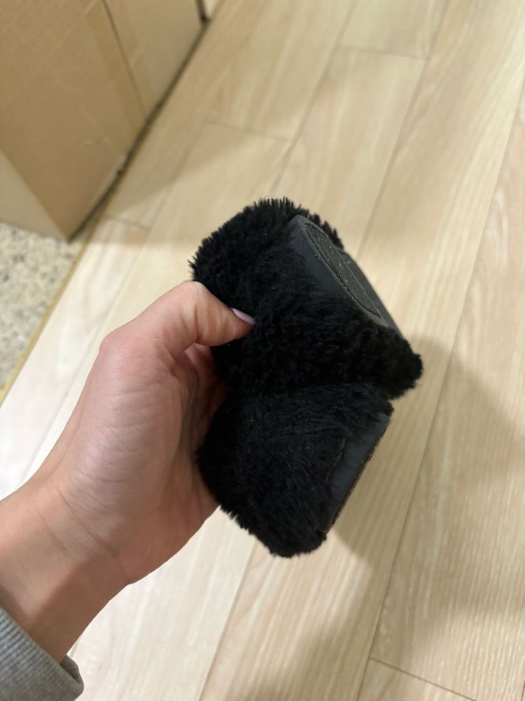 니노린도 블랙 퍼 메리제인 구두 190 이미지